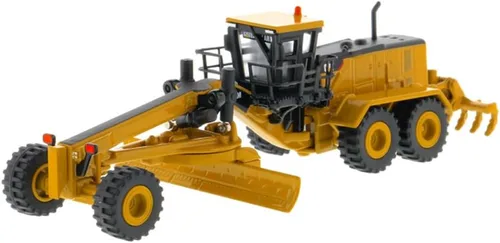 Vista 2 de Diecast Masters 1:125 Caterpillar 24M Motoniveladora, Elite Series Cat Truck Camión de construcción coleccionable modelo a escala, 85539