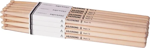 Vista 8 de Baquetas clásicas de madera de arce 2B, 12 pares Lightweight Maple Wood with Oval Tip, the Oversize Design That Produces a Louder Sound When