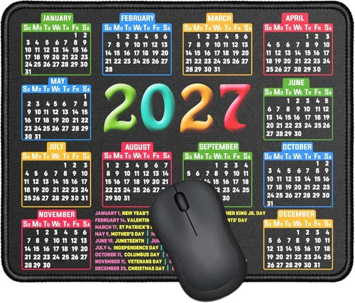 Vista 7 de Alfombrilla de mouse con borde cosido, alfombrilla de mouse para computadora con base de goma antideslizante, alfombrillas de mouse para computadora