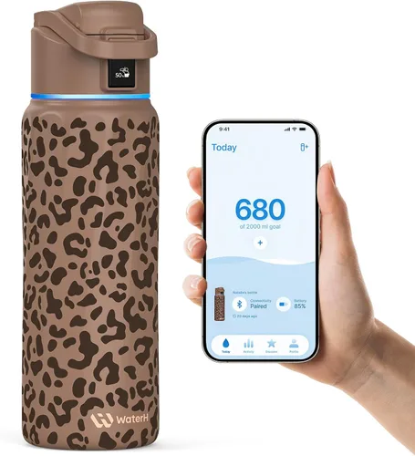 Vista 17 de WaterH BOOST - Rastreador inteligente de botellas de agua con recordatorio Negro