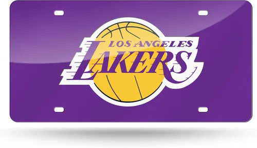Vista 10 de Rico Industries Placa de matrícula metálica con incrustaciones láser de la NBA