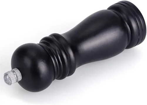 Vista 3 de Molinillo de pimienta de madera, coctelera de sal de madera, molinillo de sal y pimienta, molinillo de grosor profesional manual para especias