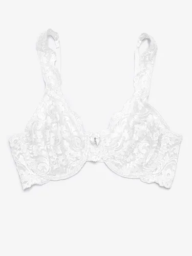 Vista 5 de Smart & Sexy - Brasier de encaje distintivo, talla grande, sin forro, con aro, para mujer, con soporte adicional