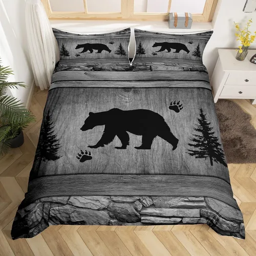 Vista 51 de Manfei Juego de funda de edredón de camuflaje de animales marinos, tamaño individual, juego de ropa de cama de camuflaje de tiburones y ballenas