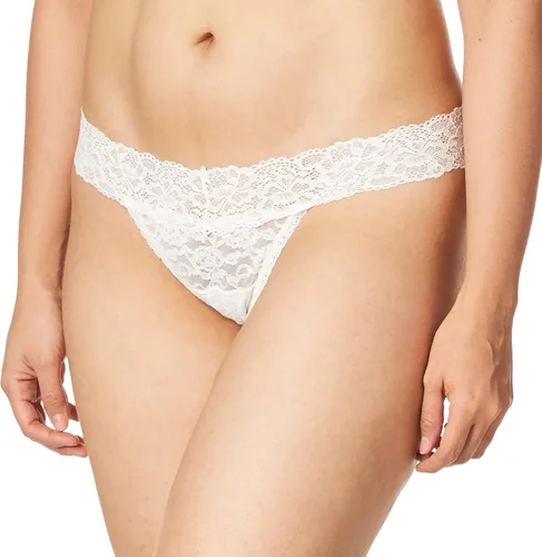 Vista 19 de Maidenform Panty Dream con tanga de encaje para mujer Mantequilla de Canela/Cacao Cálido/Negro