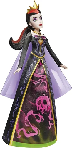 Vista 5 de Disney Princess Villains Black and Brights Collection, muñeca de moda, paquete de 4, juguete de villanos de Disney para niños de 5 años en adelante