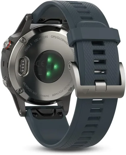 Vista 6 de Garmin fēnix 5, Smartwatch Multisport GPS Premium y Resistente, Azul Granito