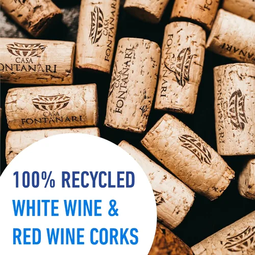 Vista 2 de Corchos reciclados de alta calidad, corchos de vino naturales de todo Estados Unidos, 250