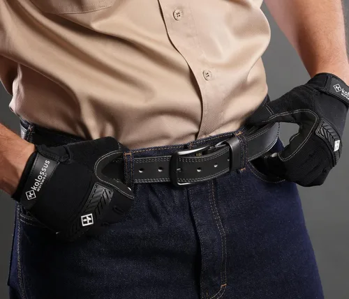 Vista 3 de Kolossus Cinturón para hombre - Cinturones de cuero de grano superior para hombre