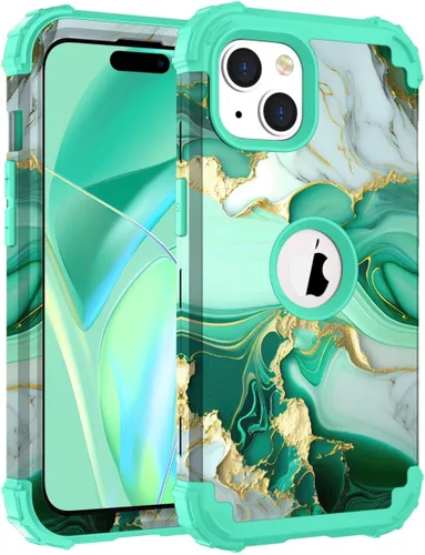 Vista 42 de Hocase Funda para iPhone SE 2022/2020, resistente a prueba de golpes, de plástico duro+goma de silicona, funda protectora híbrida para iPhone SE