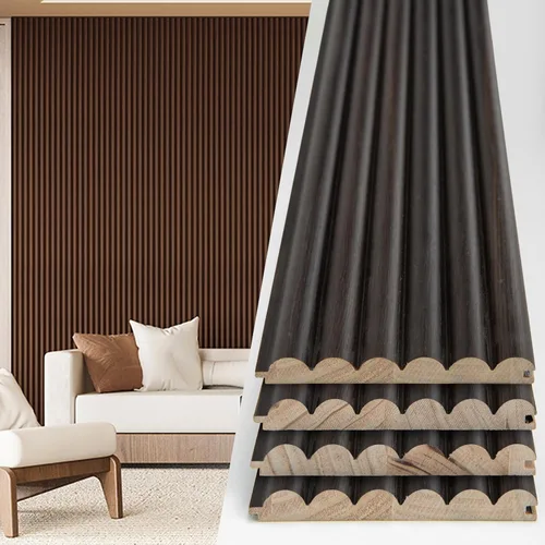 Vista 10 de Art3d Paneles de pared de madera de listones para decoración de interiores y techos, paquete de 4 muestras, 6 x 5.7 pulgadas.