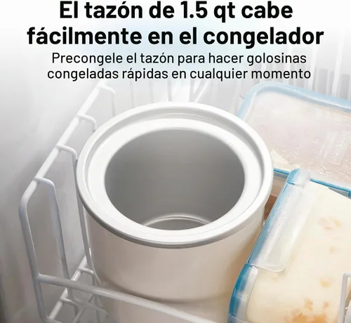 Vista 6 de Máquina para hacer helado, de Hamilton Beach, 68881, Blanco