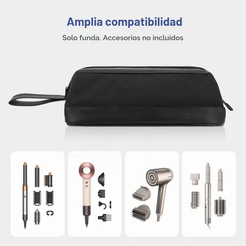 Vista 5 de Funda de viaje Airwrap para Dyson/Shark Flexstyle, bolsa de viaje para Dyson Airwrap/Shark Flexstyle completo Styler y accesorios, bolsa de viaje
