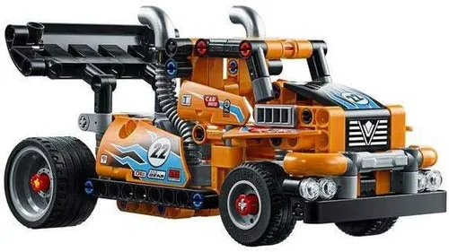 Vista 4 de LEGO Technic Race Truck 42104 - Kit de construcción de camión modelo pull-back, 2020 (227 piezas)