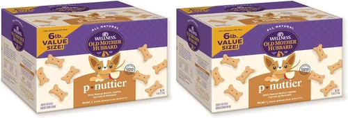 Vista 13 de Old Mother Hubbard by Wellness Classic - Galletas pequeñas surtidas para perros, sabor original, horneadas, naturales y crujientes para entrenarlo