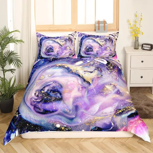 Vista 25 de Feelyou Juego de funda de edredón para niños y adolescentes, juego de funda de edredón con estampado de consola de videojuegos, decoración del Multi