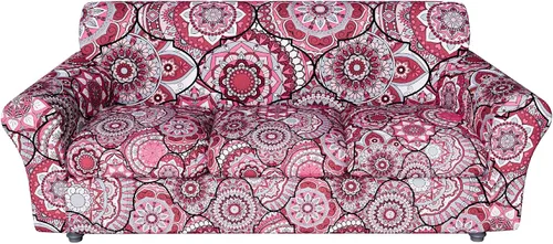 Vista 11 de Fundas elásticas para silla, fundas elásticas para sillón de 2 piezas, fundas de sofá lavables con diseño floral para sillón, protector de muebles