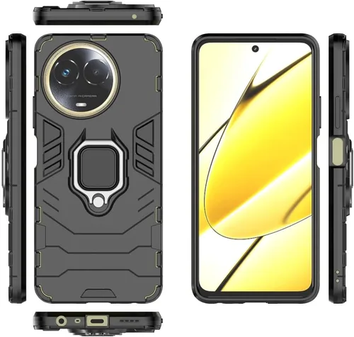 Vista 11 de Funda compatible con OnePlus Ace 2 Pro, soporte magnético para automóvil compatible con OnePlus Ace 2 Pro 5G, color negro
