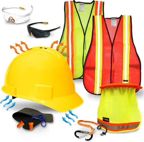 Vista 10 de KwikSafety - Charlotte, NC - Sombreros duros [Ala completa, estilo gorra, estilo de escalada] Tipo 1, Clase C ANSI OSHA