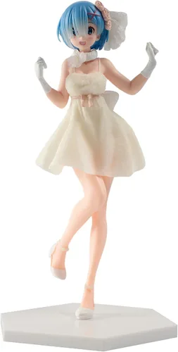 Vista 7 de Re Zero Rem Ballerina Version - Figura decorativa coleccionable Traje Rem Bunnt