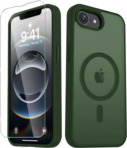 Vista 1577 de Funda para Google Pixel 10 Pro XL, cubierta magnética mate, color negro Fit for MagSafe, Screen Protector included, Shockproof Military Grade