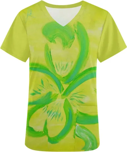 Vista 3 de Camiseta irlandesa de manga corta para enfermeras, para el día de San Patricio, camiseta irlandesa para enfermeras, ropa de trébol irlandés
