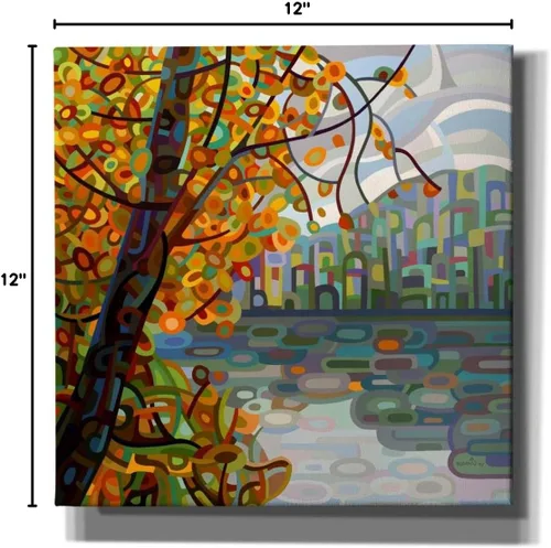 Vista 9 de Epic Graffiti 'Reflections' de Mandy Budan, arte de pared en lienzo, 12 x 12 pulgadas