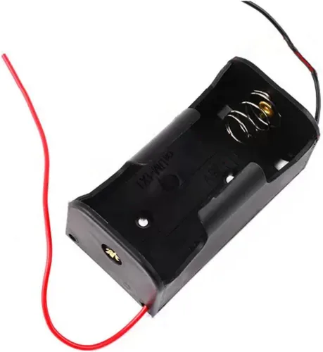 Vista 14 de 2 unidades de soporte para pilas D de 8 ranuras con respaldo doble y cables, caja para pilas de tamaño D de 8x1.5V 8D bilateral