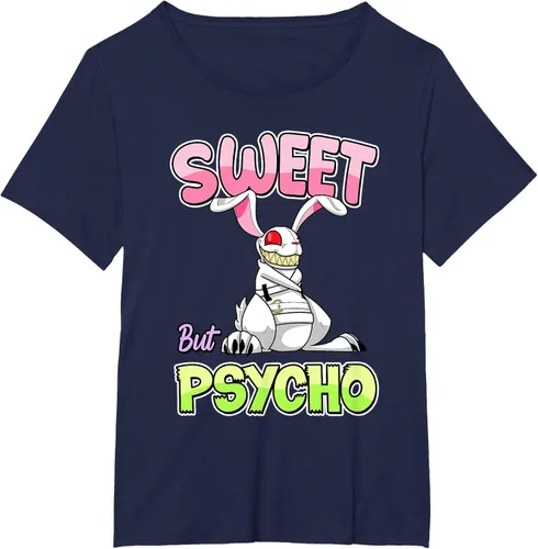 Vista 15 de Sweet But Psycho Shirt Bunny Creepy Gothic Rabbit Funny T-Shirt