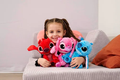 Vista 5 de Disney Angel Peluche Rosa 9.8 in, 6 PCB
