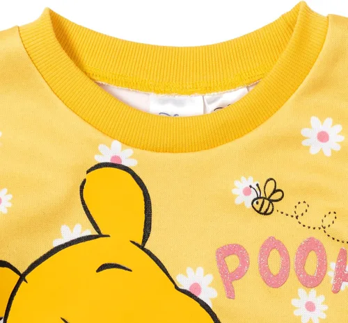 Vista 6 de Disney Winnie the Pooh - Conjunto de sudadera de vellón y leggings para niñas de bebés a niños pequeños