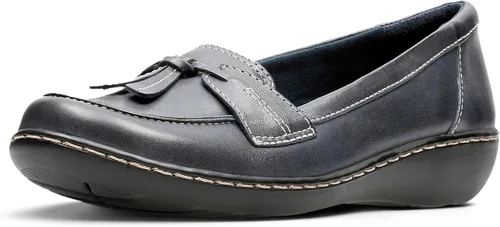 Vista 11 de Clarks Mocasines Ashland Bubble Slip On para mujer Marrón Multicolor