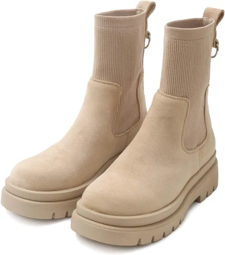 Vista 4 de Shoe'N Tale Chelsea - Botines para mujer, con plataforma elástica, suela elástica, antideslizantes, punta redonda, sin cordones