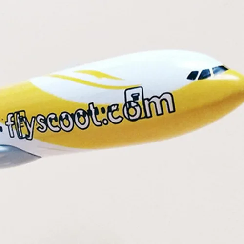 Vista 3 de 1/400 Escala Diecast Singapur 777 Modelo Avión Modelo Airbus Aviación Ciencia Exposición
