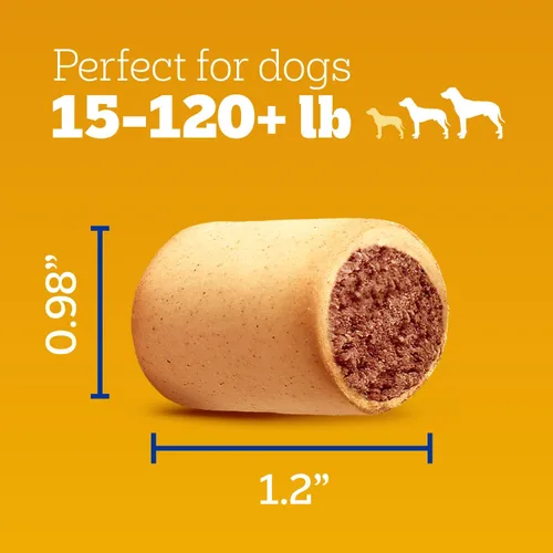 Vista 7 de PEDIGREE MARROBONE - Galleta crujiente para perros con sabor a carne real, 24 oz. Paquete de 8