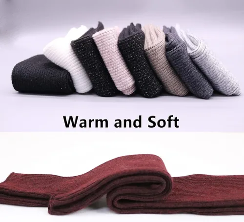 Vista 11 de Facecozy Calentadores de brazos para mujer, mezcla de lana de cachemira, guantes largos sin dedos para mujer, guantes para clima frío con agujero