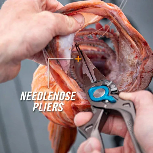 Vista 5 de Gerber Gear Alicates Magniplier Needlenose - Alicates de pesca duraderos para ambientes de agua dulce y salada - Equipo de pesca premium - 7.5