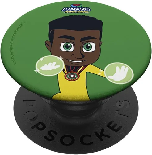Vista 6 de PJ Masks Power Heroes Newton - PopSockets MagSafe PopGrip de cuerpo completo para iPhone