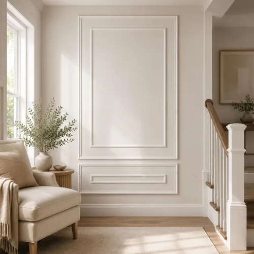 Vista 11 de Pangda 3 juegos de molduras de pared para despegar y pegar, estilo capa interior y exterior, panel de revestimiento prefabricado para decoración