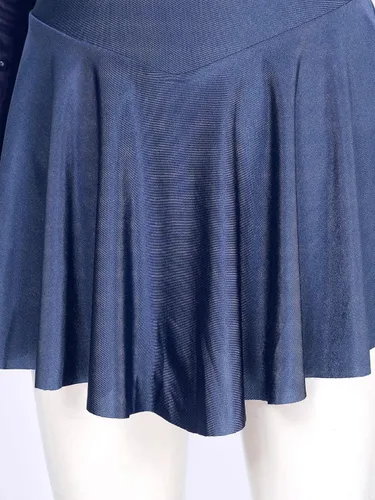 Vista 7 de easyforever Vestido de ballet latino para mujer y adolescentes, uniforme de equipo de patinaje, falda tutú, leotardo