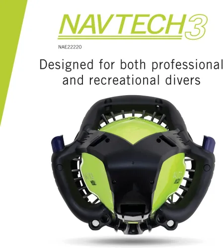 Vista 4 de Nautica J Class Underwater seascooter, Foldable and Travel Ready for Diving, Snorkeling, and Cruising