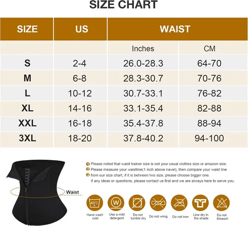 Vista 2 de FeelinGirl Entrenador de cintura de látex para mujer, faja transpirable, faja moldeadora de cintura para entrenamiento, reloj de arena