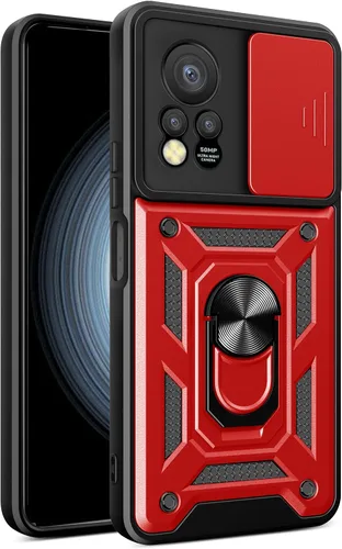 Vista 165 de Compatible con Tecno Pova Neo 2 Bracket Shell, con cubierta deslizante para lente de cámara compatible con Tecno Pova Neo 2 LG6n Case Negro