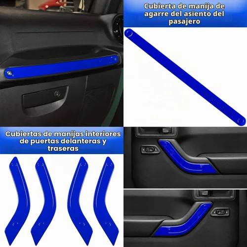 Vista 5 de E-cowlboy Juego completo de 18 piezas de adornos para interior de auto, kit de adornos para interior de auto