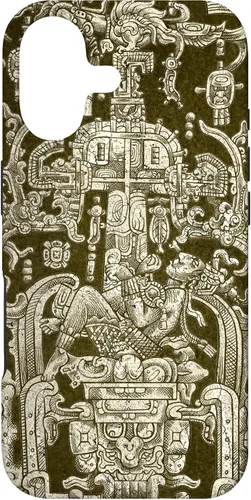 Vista 32 de Funda para iPhone 13 Pro Max King Pakal, viajero en el tiempo maya
