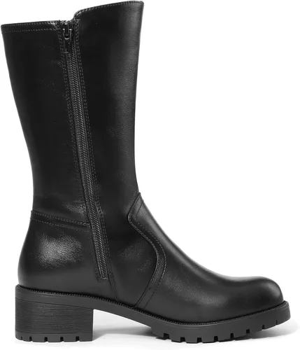 Vista 3 de DREAM PAIRS Botas de invierno para mujer de media pantorrilla