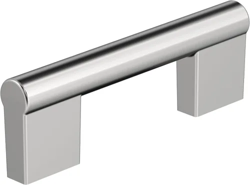 Vista 25 de Amerock Versa 3-3/4 pulgadas (96 mm) de centro a centro Bronce champán Manija de gabinete - paquete de 10 unidades Champagne bronce