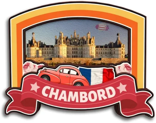 Vista 17 de Blois Centre-Val de Loire Francia - Imán de madera para nevera, colección 3D, hecho a mano, viajes, ciudad, recuerdos, nevera, regalo