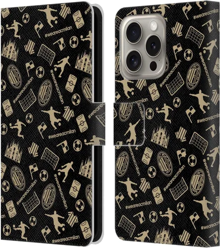 Vista 47 de Head Case Designs Officially Licensed AC Milan Dream Big Children Leather Wallet Case Compatible with Apple iPhone 11