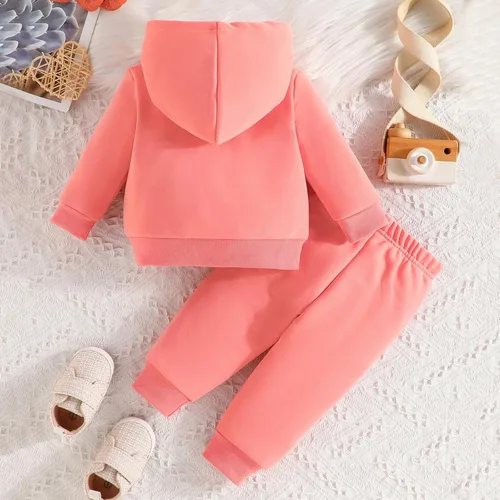 Vista 2 de JEUROT Toddler Baby Girls Floral Clothes Set Cute Fashions Hoodie Sweatsuit Top+pants Fall Winter Outfit Clothes Set